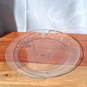 Princess House 4 Plates Glass